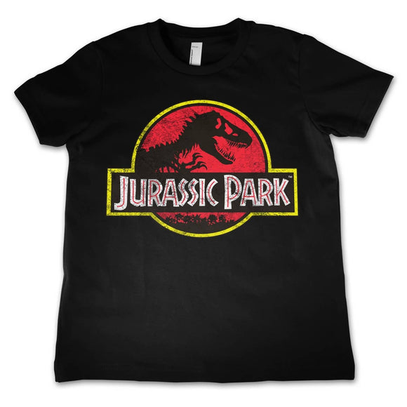 T-Shirt für Kinder «Jurassic Park Distressed Logo»